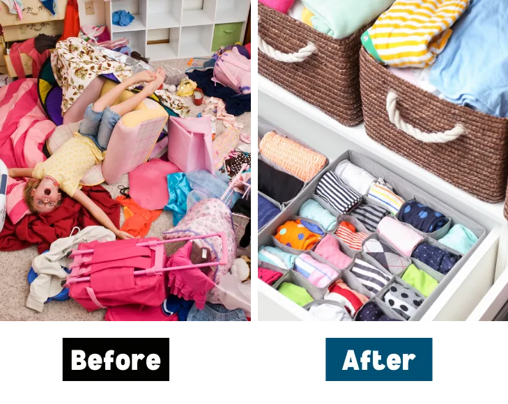 Before After Clean Flow Planner