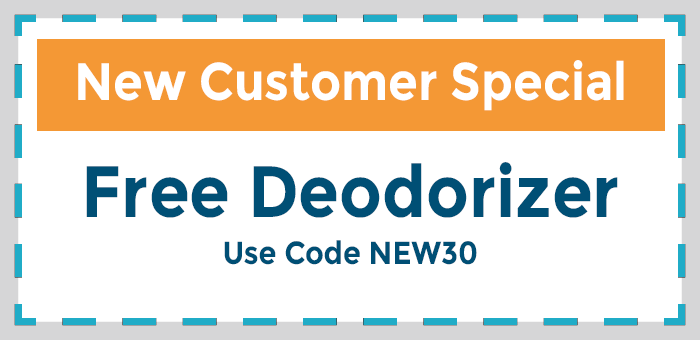 new customers get free deodorizer